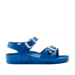 Birkenstock Kids Rio Scuba Blue Narrow Width Ankle Strap Sandals-image-27