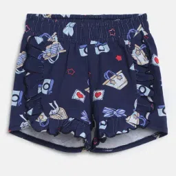 Chicco Kids Navy Printed Shorts-picture-43