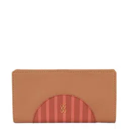 Baggit Beige Paneled Bi-Fold Wallet for Women-70