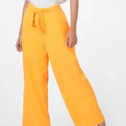 Vero Moda Orange Drawstring Pants-picture-3