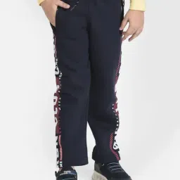 Crimsoune Club Kids Navy Solid Trackpants-image-93