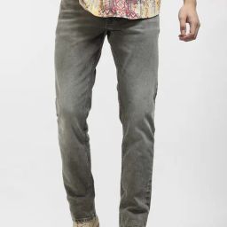 Jack & Jones Grey Slim Fit Low Rise Jeans-image-63