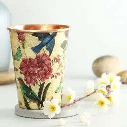 India Circus By Krshna Mehta Multi Copper Printed Drinking Glasses-image-74