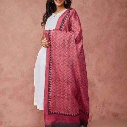 Fabindia Black Printed Dupatta-image-70