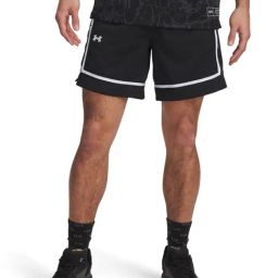 UNDER ARMOUR Black Relaxed Fit Solid Shorts-31