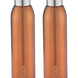 Borosil Hydra Easysip Bronze Stainless Steel Water Bottle Set of 2 (750 ml)-image-54