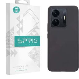 Sprig Liquid Silicone Back Cover for Vivo T1 Pro 5G (Grey)-image-0