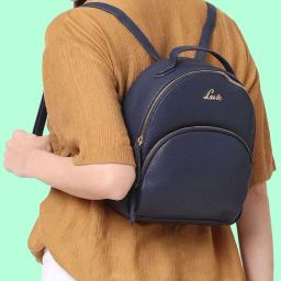 Lavie Navy Synthetic Medium Backpack-picture-0