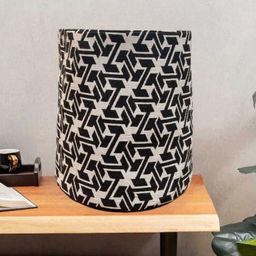 Dolce Casa Black & White Printed Woven Laundry Basket-50