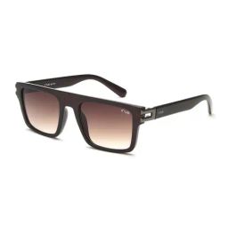 Irus Brown Square UV Protection Sunglasses for Men-19