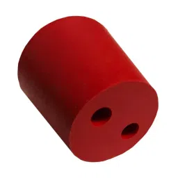 Supertek Stopper With Two Hole, Number 6, Base Dia 20 mm, Top Dia 24.5 mm, CH12520/9 (Pack of 10)-72