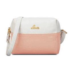 Lavie Tina Lt Pink Animal Effect Leather Small Cross Body Bag-21