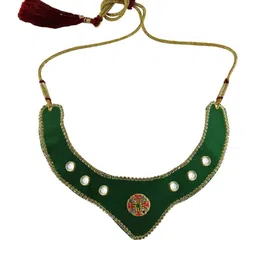 Vidhya Kangan Gold-Toned Brass Necklace-image-77