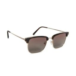 John Jacobs JJ S13090 Brown Polarized Clubmaster Sunglasses-picture-28