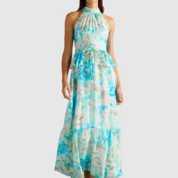 Serena Halter Peplum Maxi Dress-picture-45
