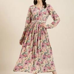 SHOWOFF Multicolor Embellished Midi Dress-image-58