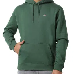 Tommy Hilfiger Collegiate Green Regular Fit Hoodie-image-67