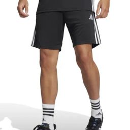 Adidas Black Regular Fit Striped Sports Shorts-image-36