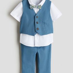 H&M 4-Piece Linen-Blend Dressy Set-image-78