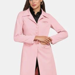 Powersutra Pink Regular Fit Jacket-image-55