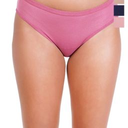 Liigne Pack Of 4 Cotton Mid Rise Basic Briefs VCPC2086-XS-image-136