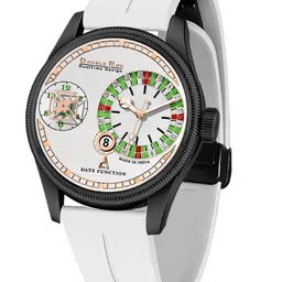 DOUBLERUN Unisex Dial & Straps Analogue Chronograph Watch H05N19064-10