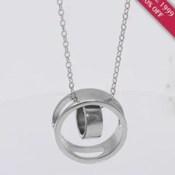 GIVA 92.5 Sterling Silver Pendant with Chain for Women-image-89