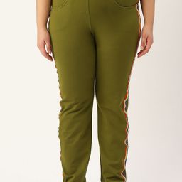 theRebelinme Women Relaxed Straight Fit High-Rise Easy Wash Trousers-image-62
