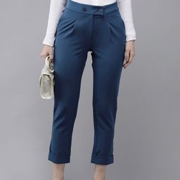 Van Heusen Woman Slim Fit Pleated Trousers-image-95
