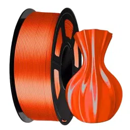FiLAMONT 3D Printer Filament Pla Silk 1.75 mm Diameter, Silk Orange-32