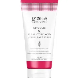 Globus Naturals Glycolic & 1% Salicylic Acid Herbal Face Scrub - 100 ml-28