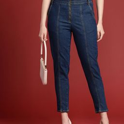 all about you Women No Fade Zip Fly Stretchable Jeans-image-11