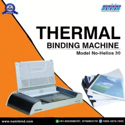 Namibind Charcoal/Silver Thermal Binding Machine, Helios 30 image 4