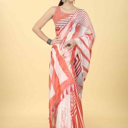 DIVASTRI Striped Chanderi Saree-38