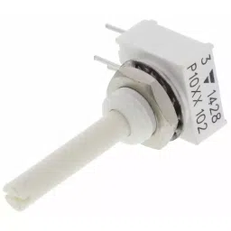Vishay Panel Mount Rotary Potentiometer 500 mW Power 1 kΩ Resistance Pin Terminal, P10XXAI102KB30-picture-35