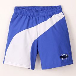 PUMA Cotton BASKETBALL CLYDE Shorts - Blue-image-75
