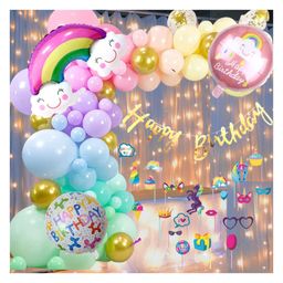 Puchku Happy Birthday Rainbow Foil Balloon - Pack of 70-image-63