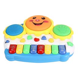 Kiddybuddy Musical Drum With Flashing Lights Animal Sounds & Songs - Multicolour-4