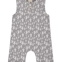 Turtledove London Cotton Knit Sleeveless Dungaree With Star Print - Grey-image-47