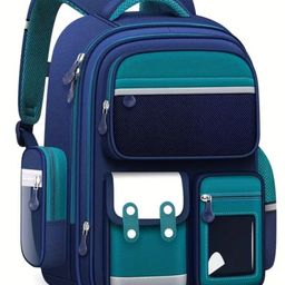 Bunie Multipurpose School Bag for Boys and Girls - Casual BackpackGreen - 15 Inch-image-34