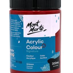 Mont Marte Acrylic Colour Paint 300ml - Crimson-picture-13