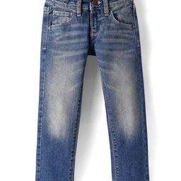 Pepe Jeans Cotton Woven Ankle Length Washed Jeans -Blue-image-80