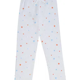 F&S Cotton Stars Printed Pajama - White-picture-8