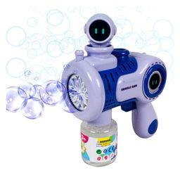 YAMAMA Astronaut Bubble Gun Toys For Kids Automatic Bubble Machine Gun with 360 Leak-Proof Design - Multicolor-10