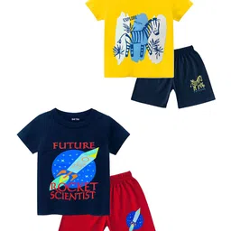 BAESD Boys Printed T-shirt with Shorts-image-16