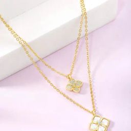 Peora Golden NA Pendants for Women-image-15