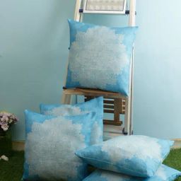 Romee Turquoise Polyester Cushion Covers (40 x 40 cm) - Set of 5-image-78