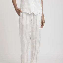 Ratan Jaipur White and Beige Prithvi Pant-image-6