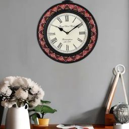 Aapno Rajasthan Pendant Watch Multicolor Wood Wall Clock-16