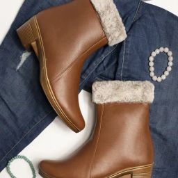 Shoetopia Women's Tan Snow Boots-image-75